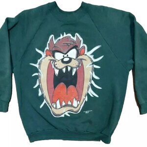 Taz Sweater 1995 Sweatshirt XL Looney Tunes Vintage 90s
